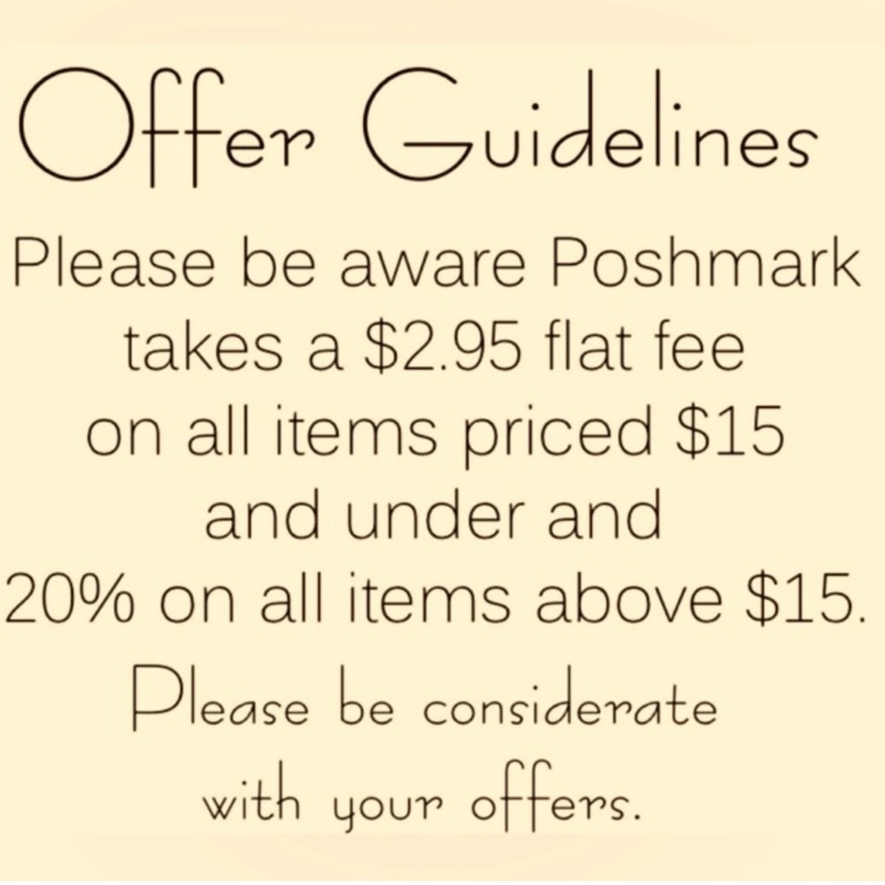 Offer Guidelines Sign